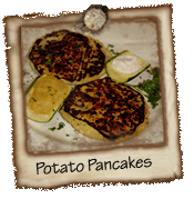 Potato Pancakes Viking Restaurant Favorites Plates
